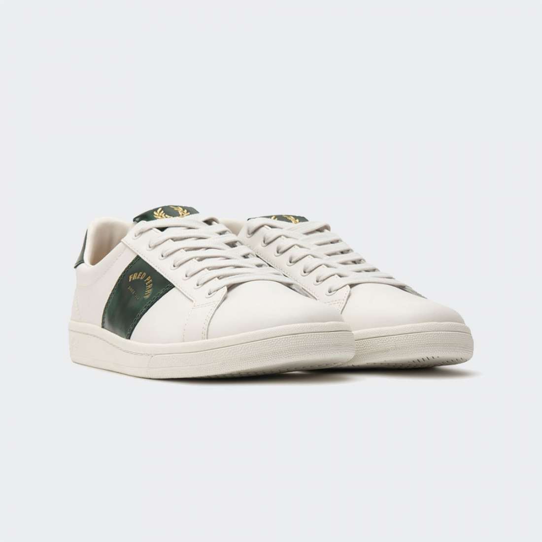 FRED PERRY B2297-254 WHITE/GREEN