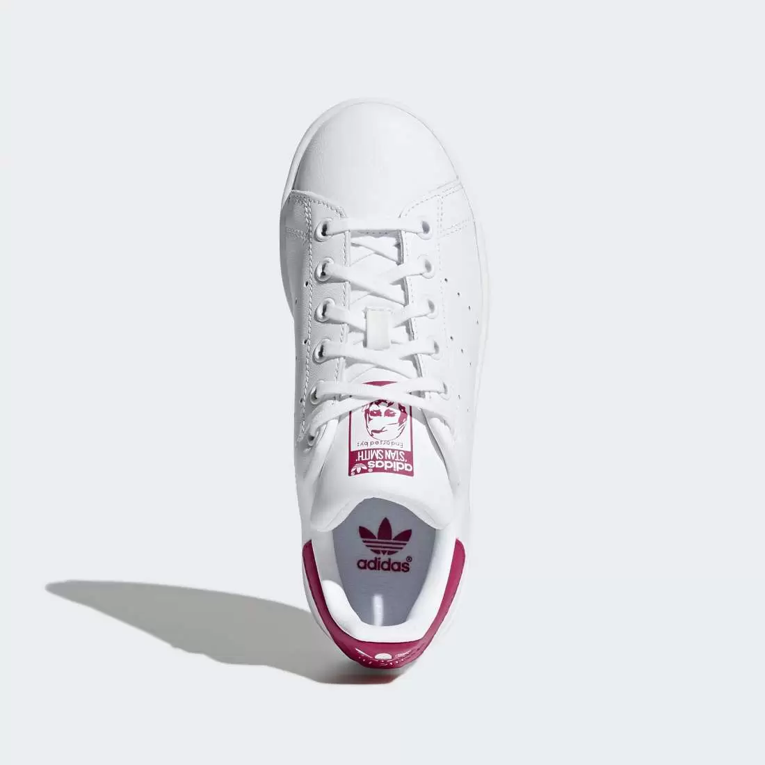 ADIDAS STAN SMITH J FOOTWEAR WHITE / BOLD PINK