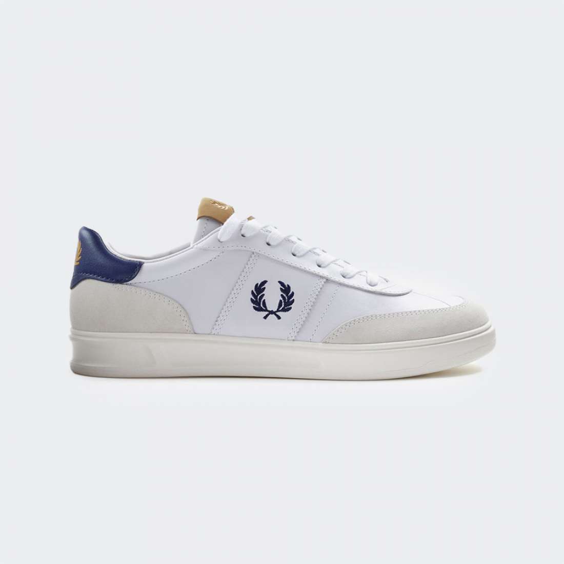 FRED PERRY B400 WHITE/NAVY