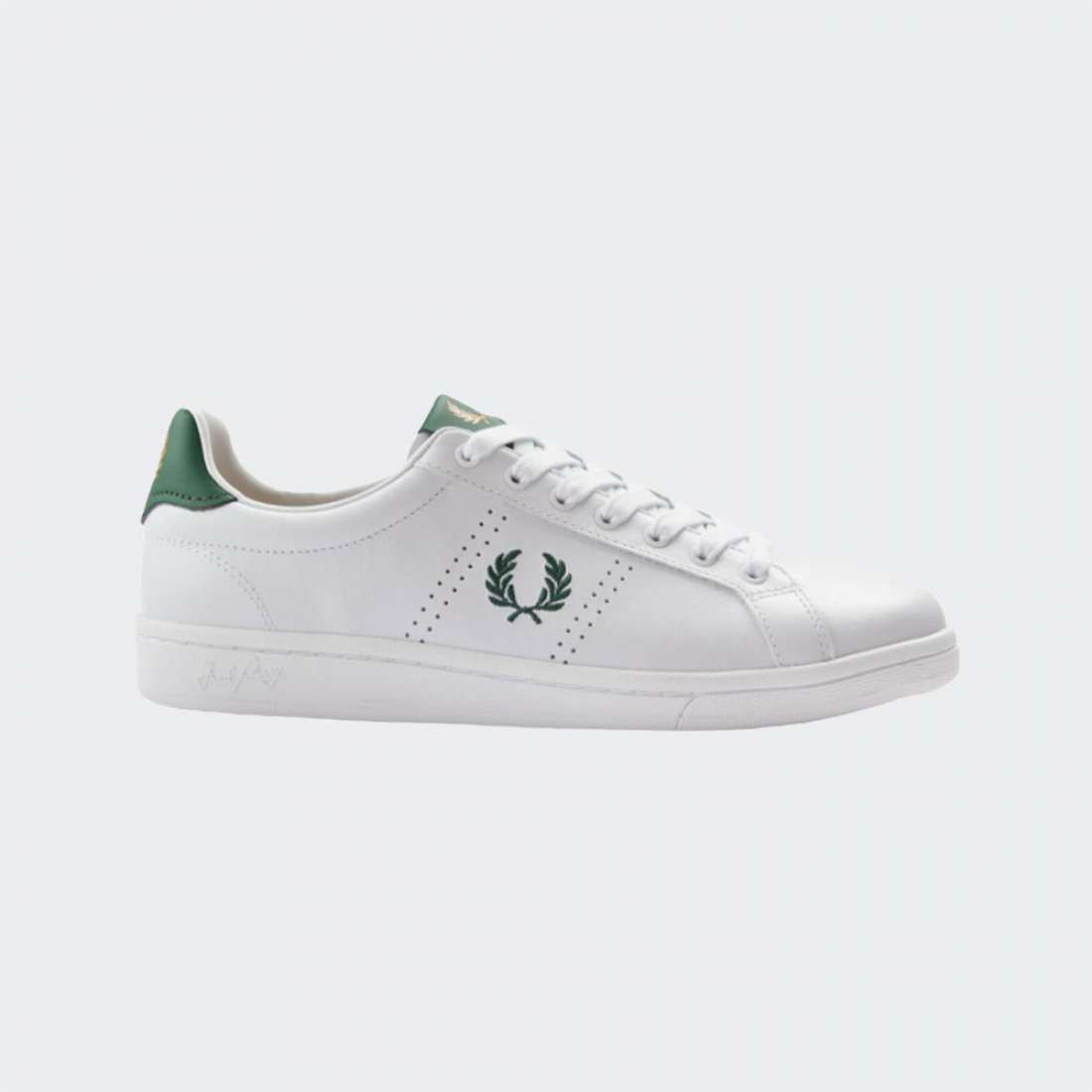 FRED PERRY B721 WHITE/GREEN