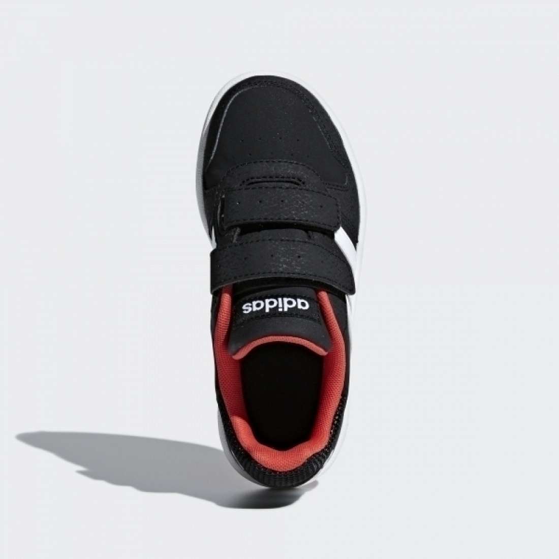 ADIDAS HOOP 2.0 CMF C CORE BLACK / CLOUD WHITE / HI-RES RED