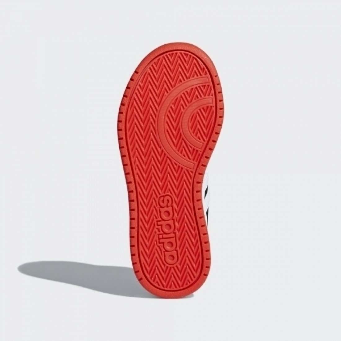 ADIDAS HOOP 2.0 CMF C CORE BLACK / CLOUD WHITE / HI-RES RED