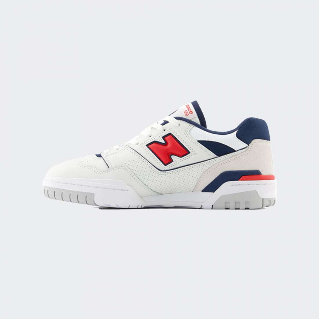 NEW BALANCE 550 WHITE/TRUE RED