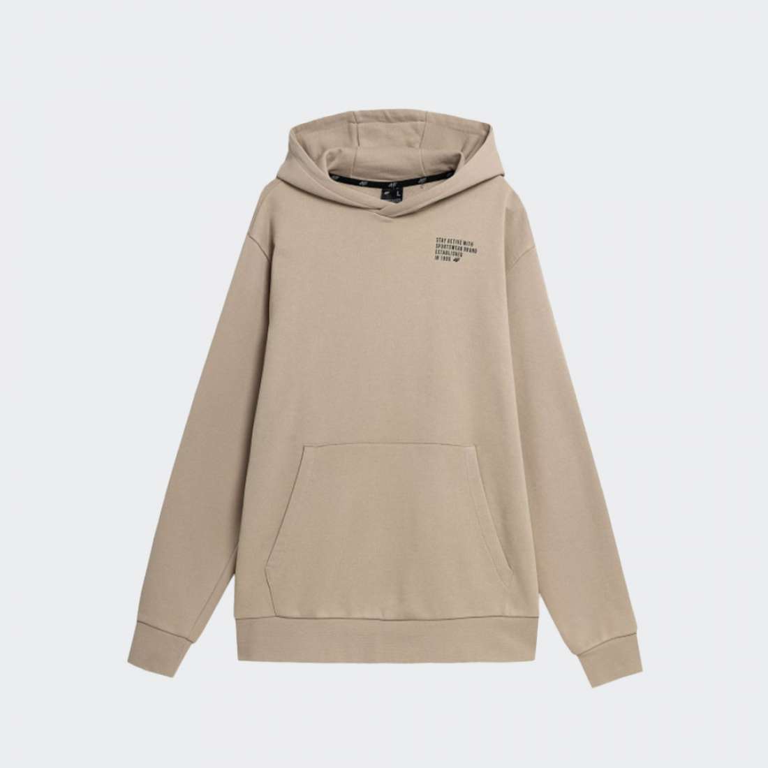 HOODIE 4F BLM022 BEIGE