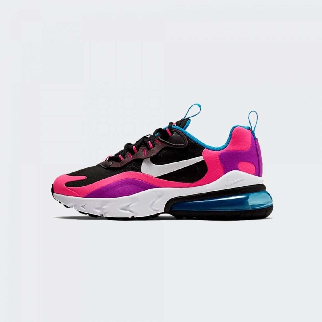 Grupo LpointÂ® - Nike Air Max 270 React Black/white/pink - Bq0101-001 - Black/white/pink