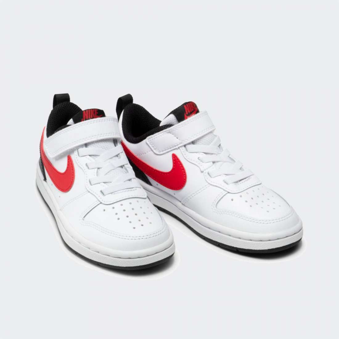 NIKE COURT BOROUGH LOW 2 WHITE/RED