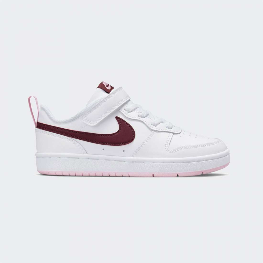 NIKE COURT BOROUGH LOW 2 WHITE/RED