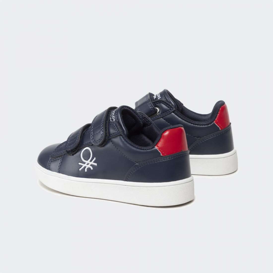 BENETTON LABEL NAVY/RED