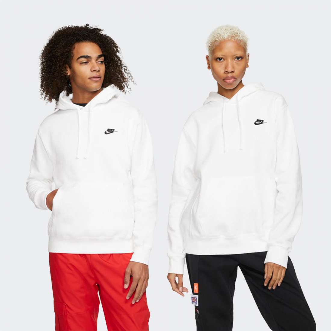 HOODIE NIKE SPORTSWEAR CLUB FLEECE WHITE