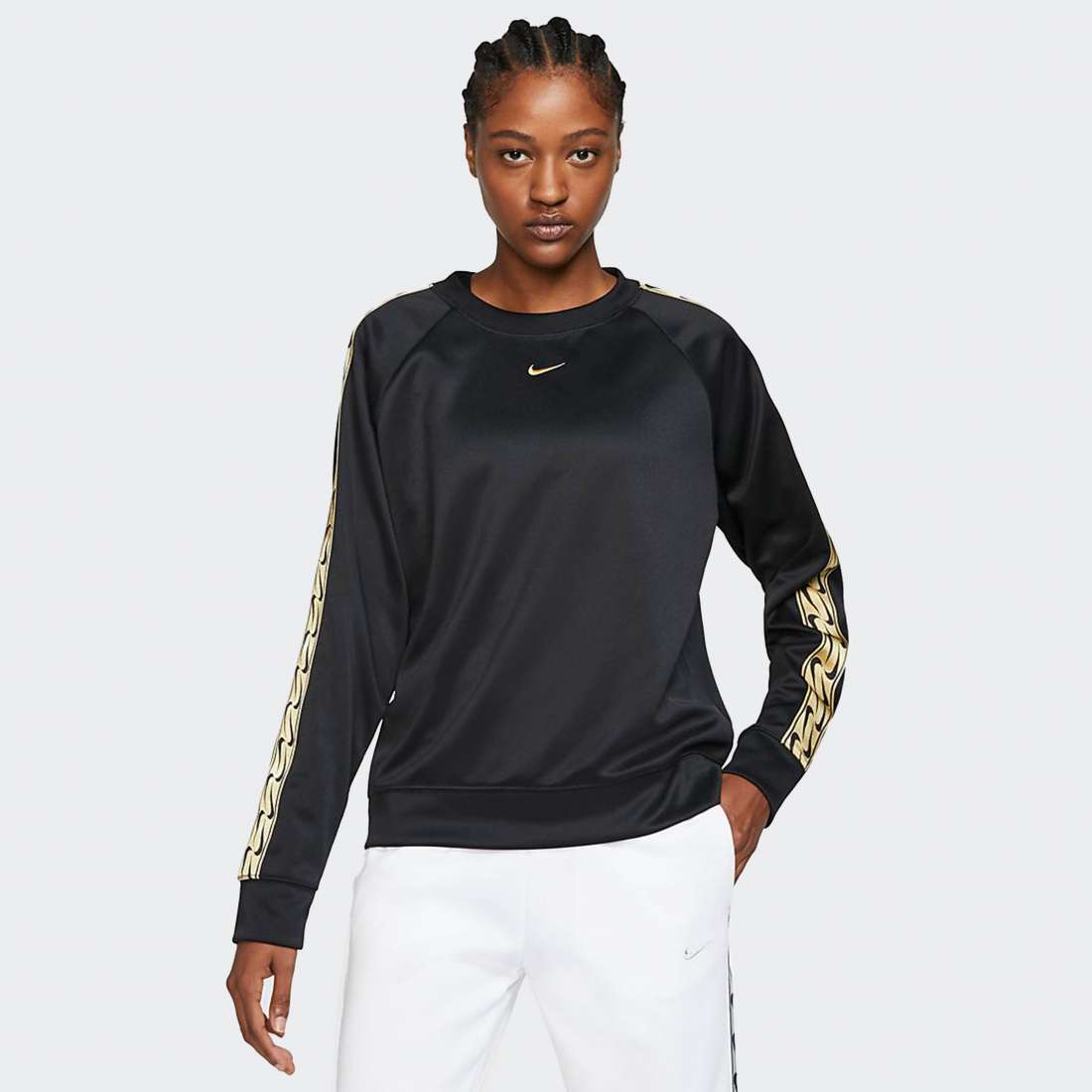 SWEATSHIRT NIKE SPORTSWEAR NIKE LOGO TAPE BLACK