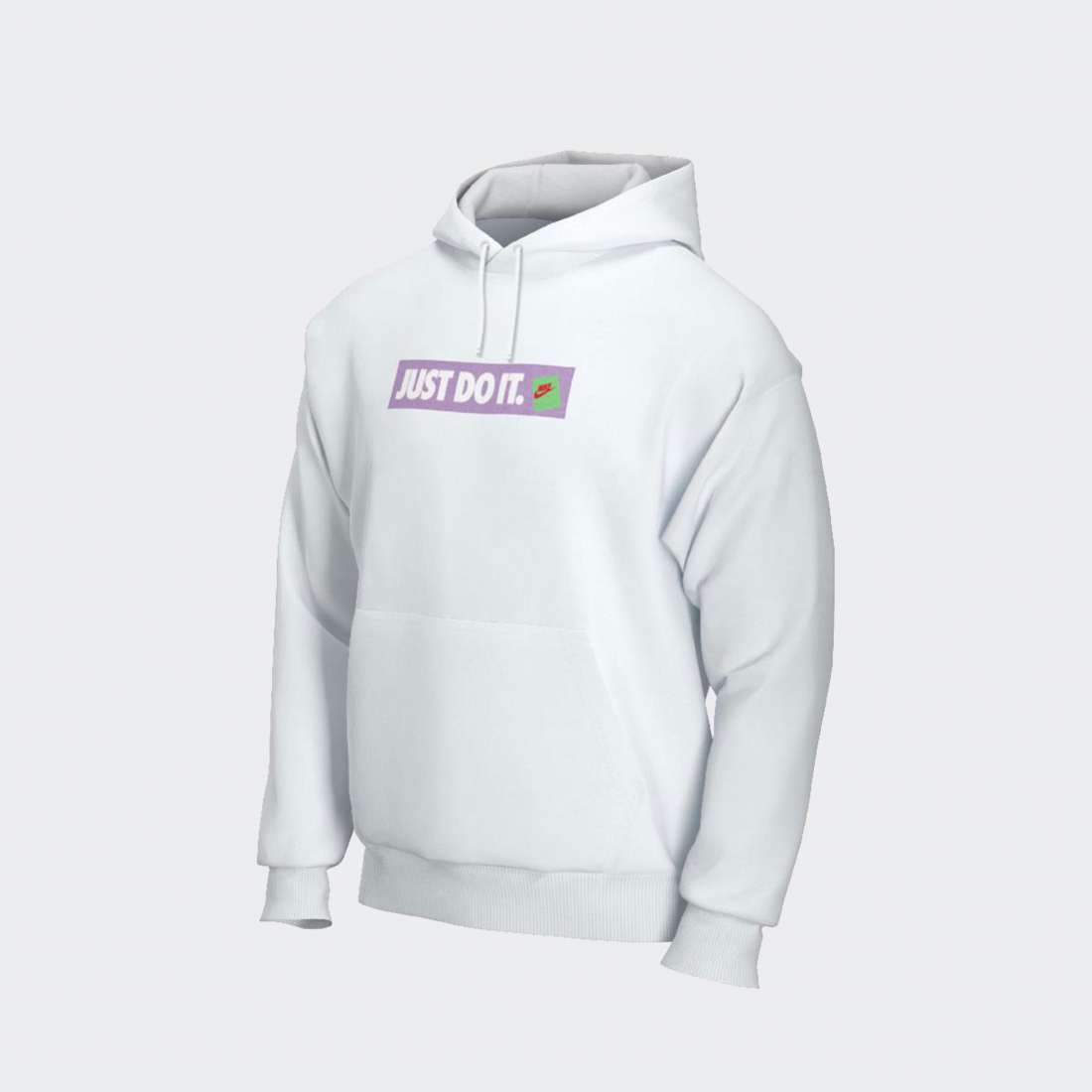 HOODIE NIKE SPORTSWEAR JUST DO IT WHITE