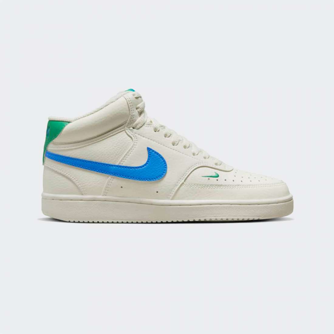 NIKE COURT VISION MID W WHITE/BLUE/GREEN