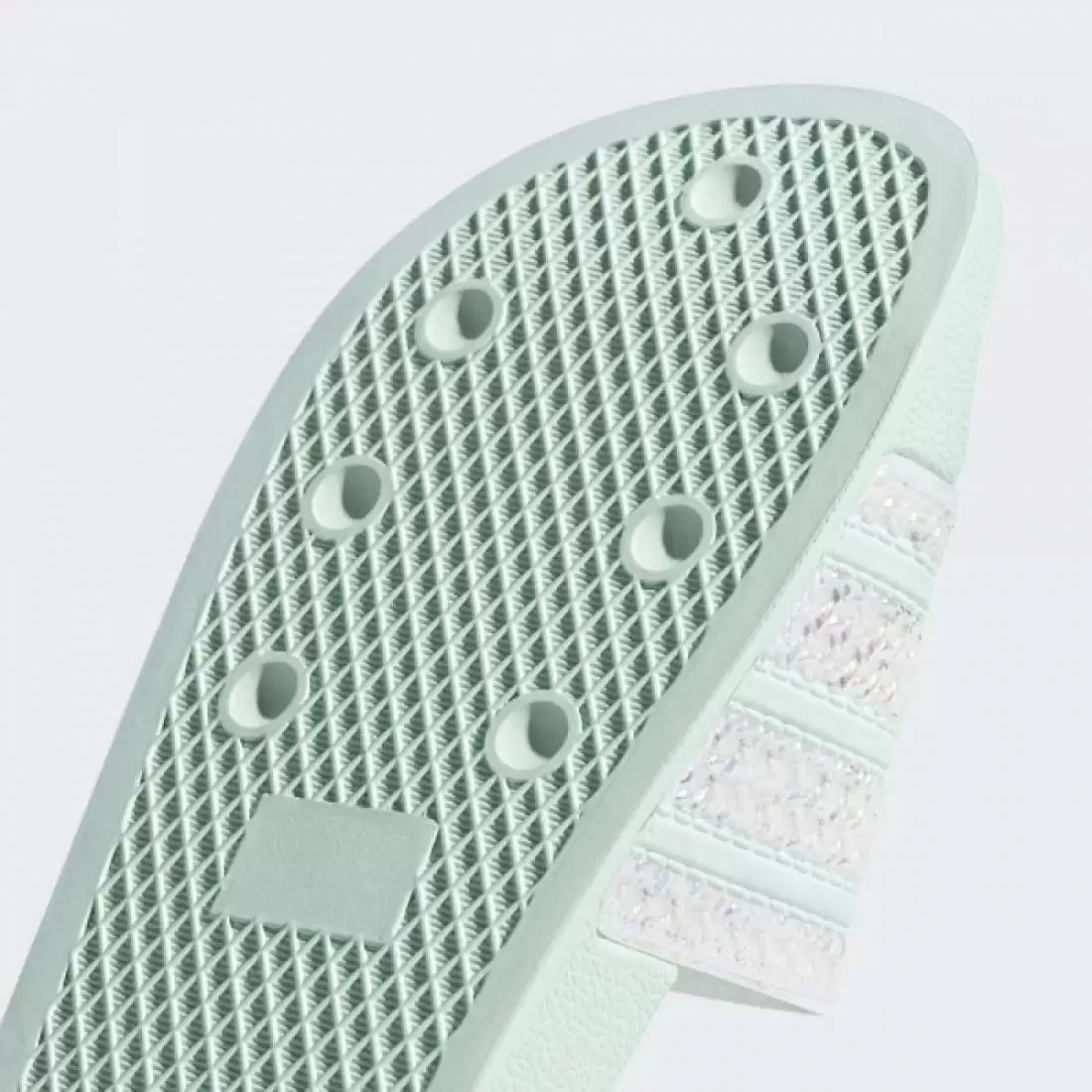 CHINELOS ADIDAS ADILETTE W AQUA GREEN