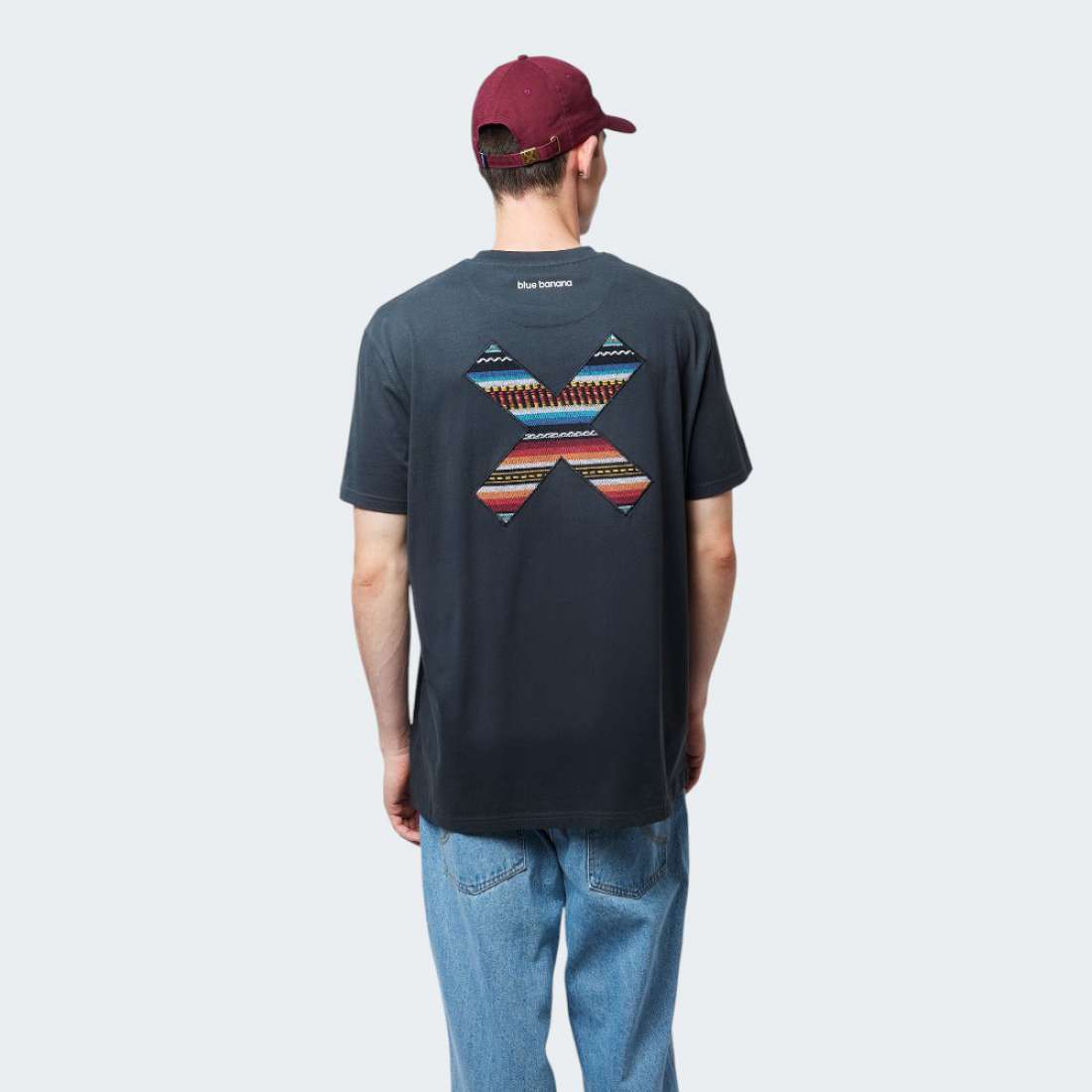 TSHIRT BLUE BANANA ANTHRACITE