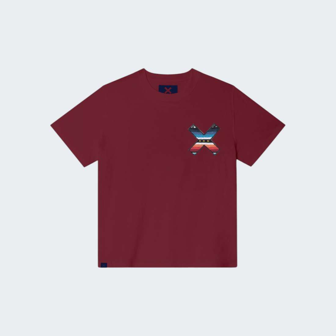 TSHIRT BLUE BANANA BURGUNDY