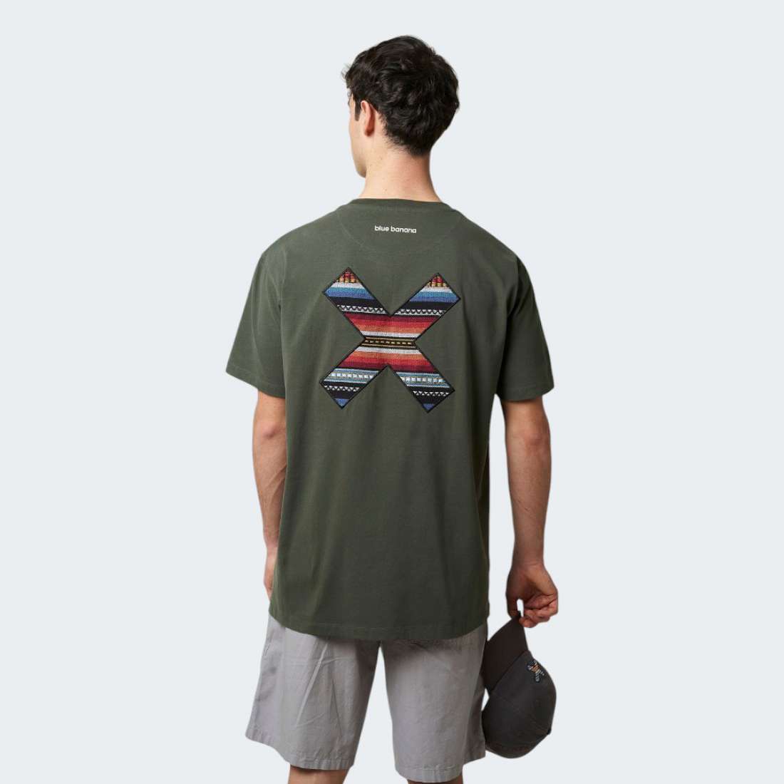 TSHIRT BLUE BANANA KHAKI