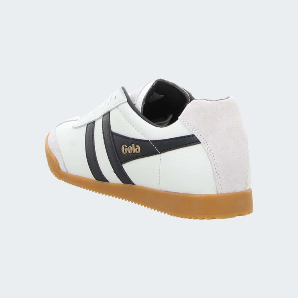GOLA HARRIER LEATHER WHITE BLACK BLACK