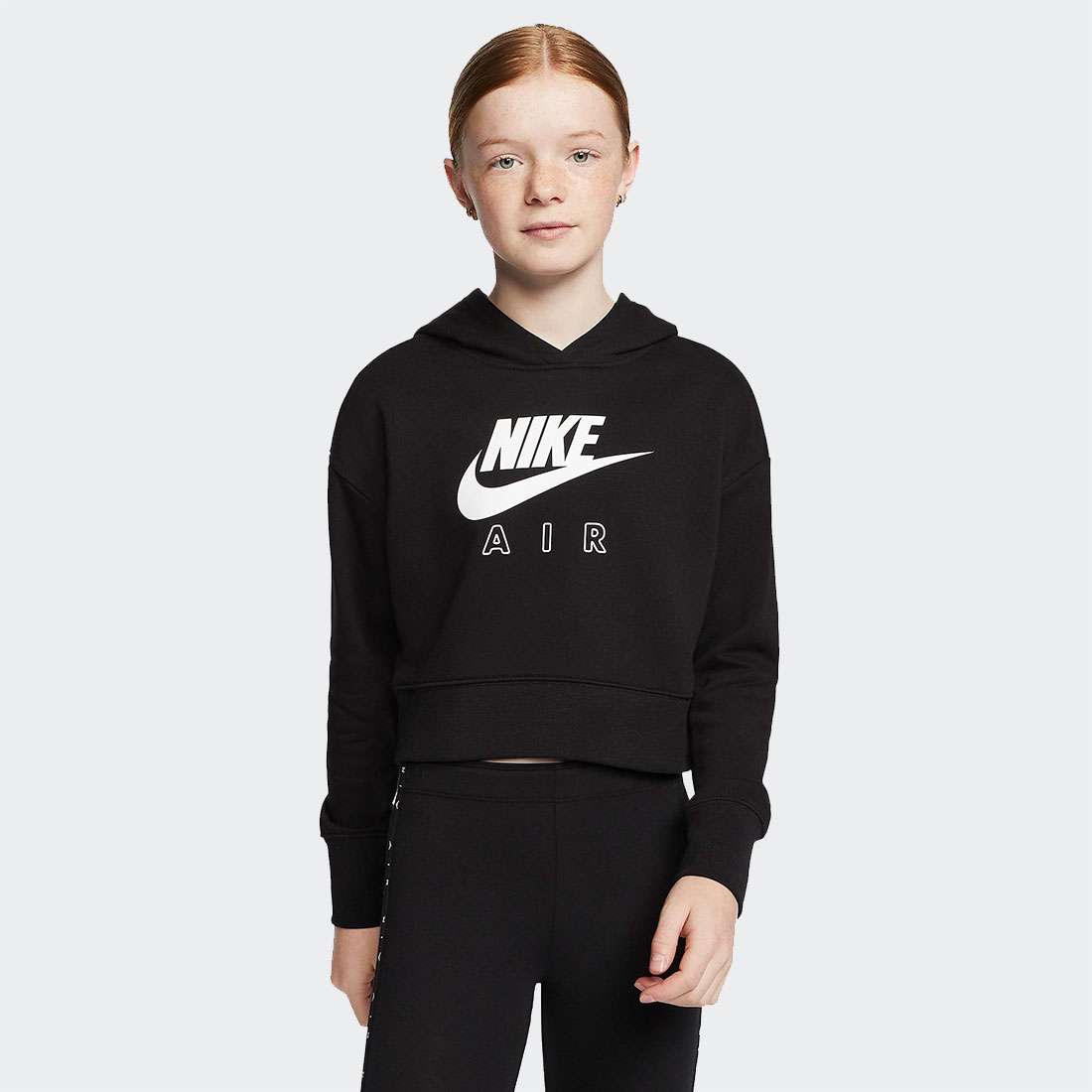 HOODIE NIKE CROPPED BLACK