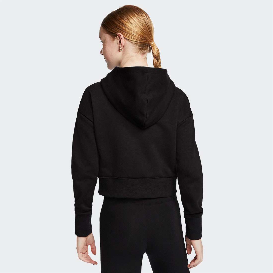 HOODIE NIKE CROPPED BLACK