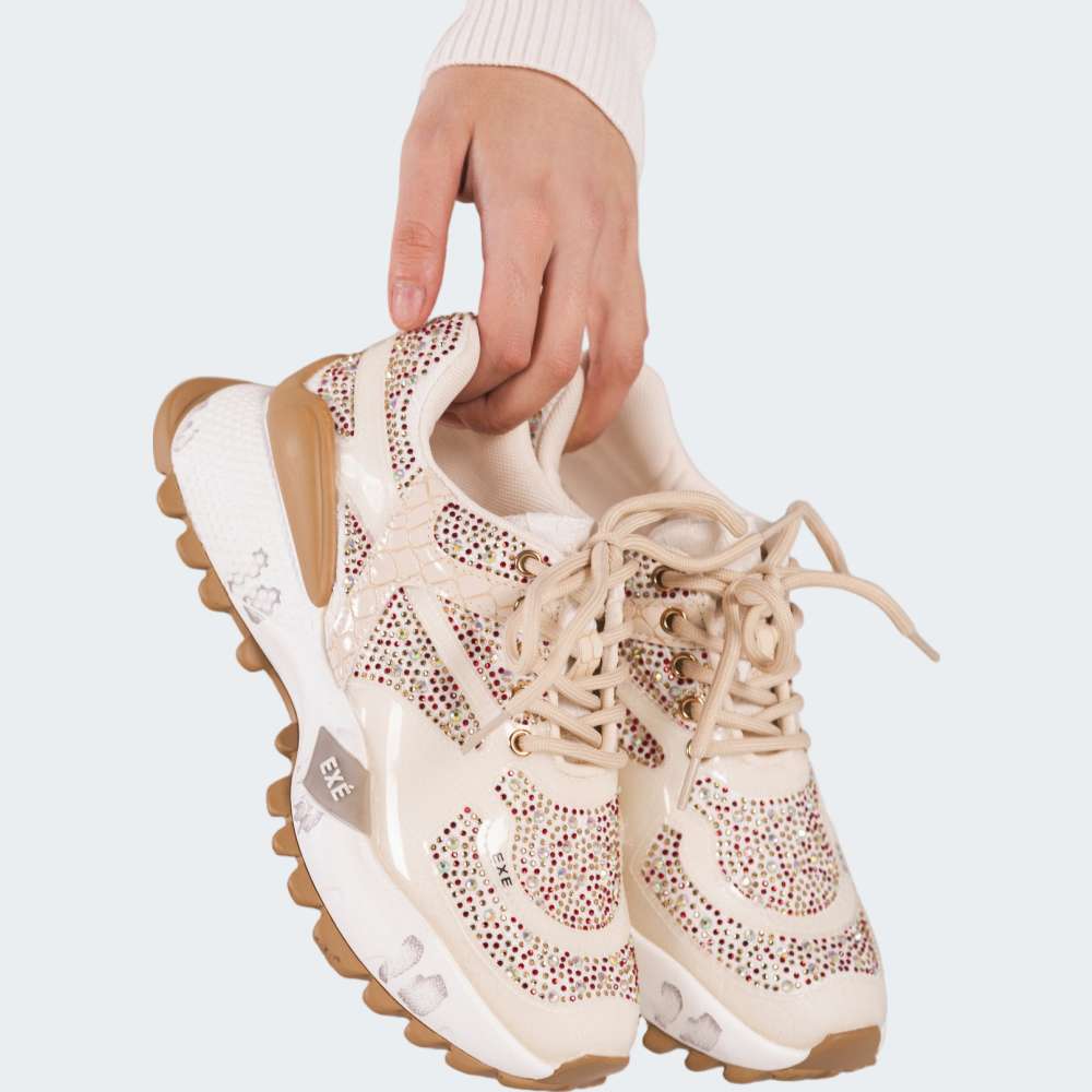 EXÉ BEIGE STRASS