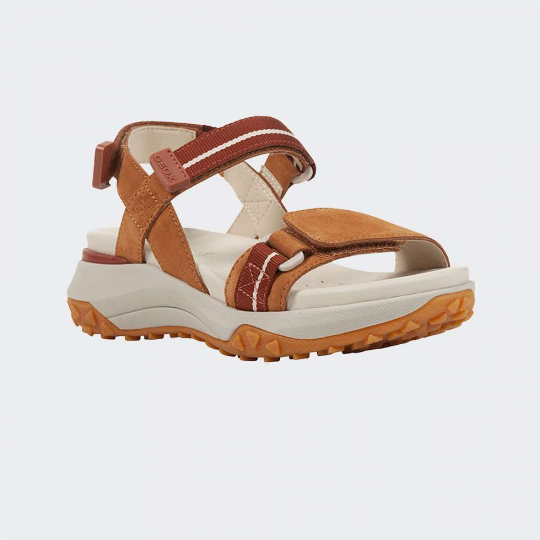 SANDALIAS GEOX SORAPIS+GRIP B CAMEL/RUST