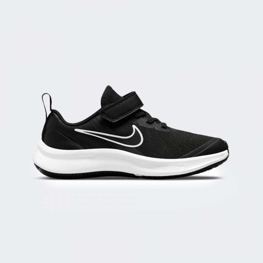 NIKE STAR RUNNER 3 C BLACK/WHITE