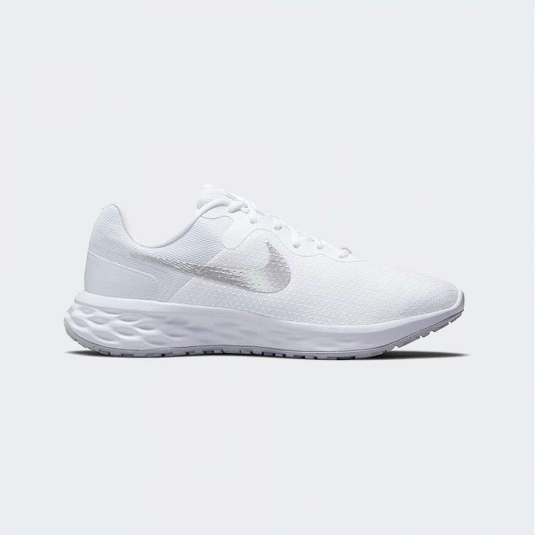 NIKE REVOLUTION 6 W WHITE/METALLIC SILVER