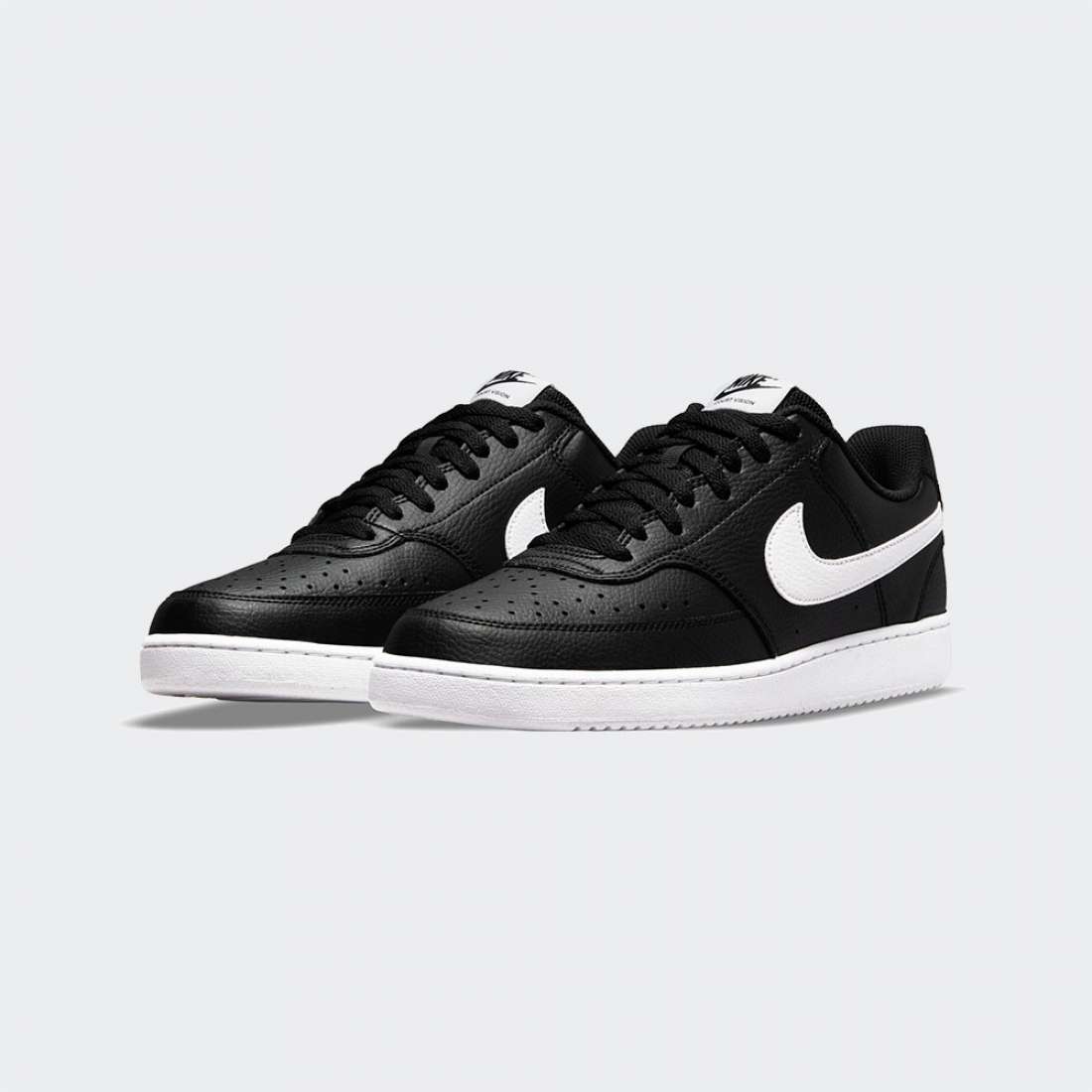 NIKE COURT VISION LOW BLACK/WHITE