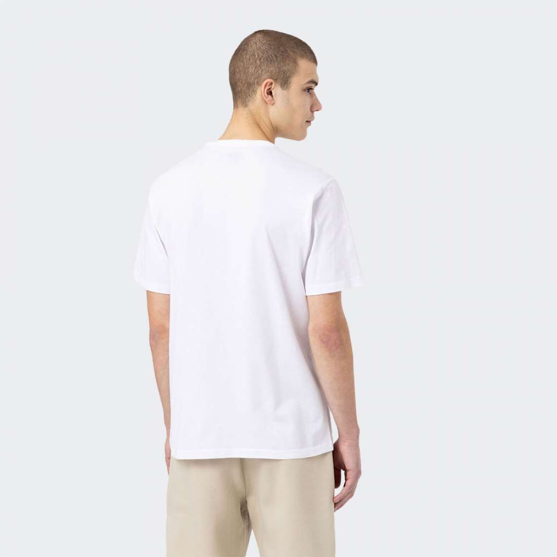 T-SHIRT DICKIES AITKIN WHITE/YELLOW