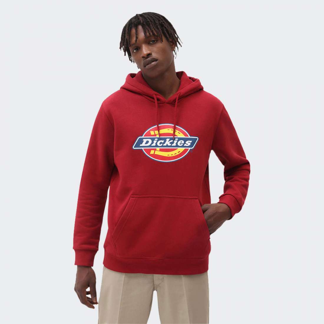 HOODIE DICKIES ICON LOGO RED