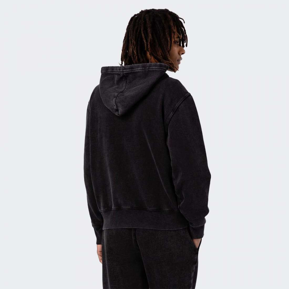 HOODIE DICKIES ICON WASHED BLACK