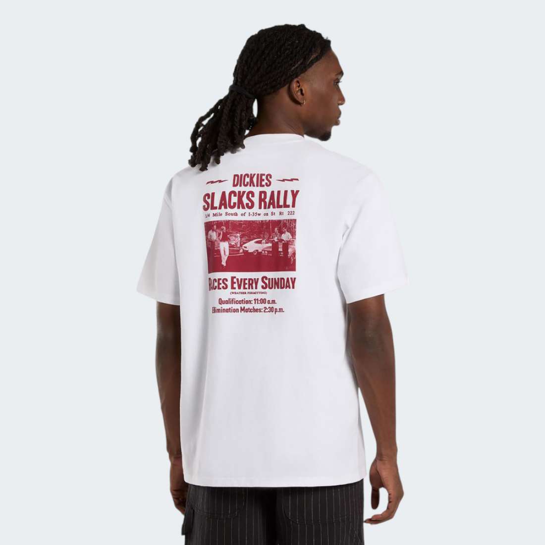TSHIRT DICKIES SLACKS WHITE
