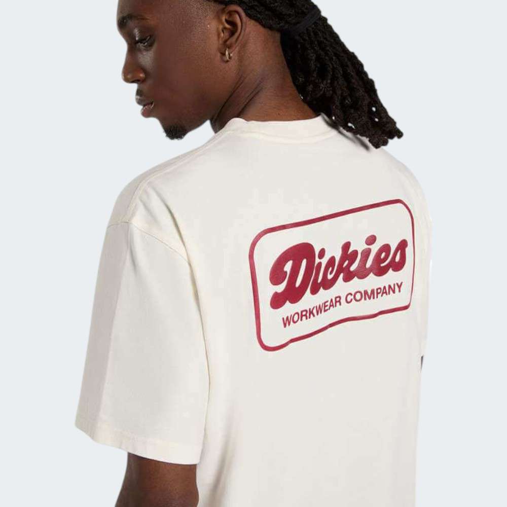 TSHIRT DICKIES LEWISTOWN EGRET