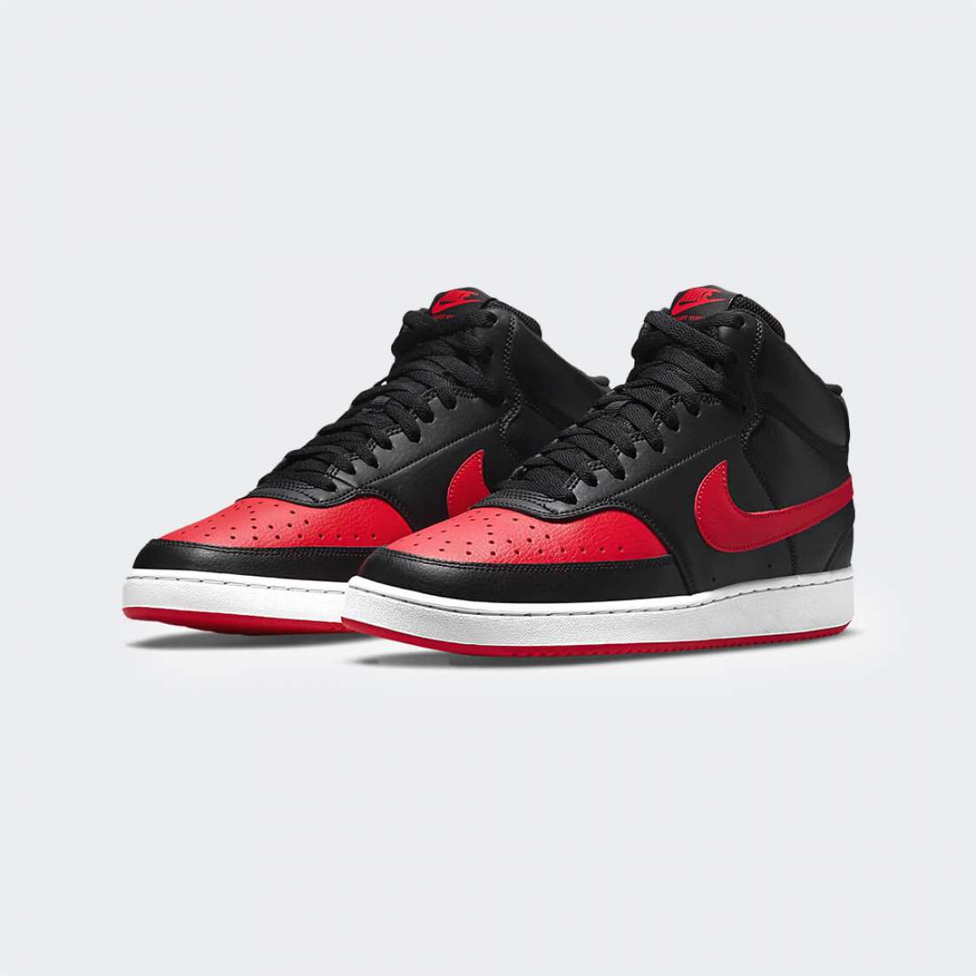 NIKE COURT VISION MID BLACK/RED