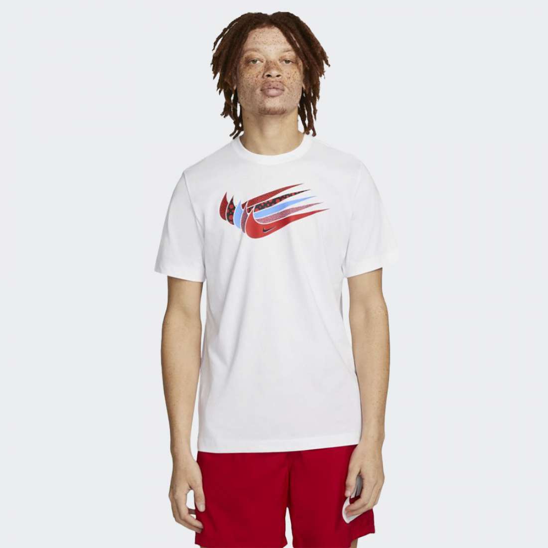 TSHIRT NIKE SPORTSWEAR SWOOSH WHITE/RED