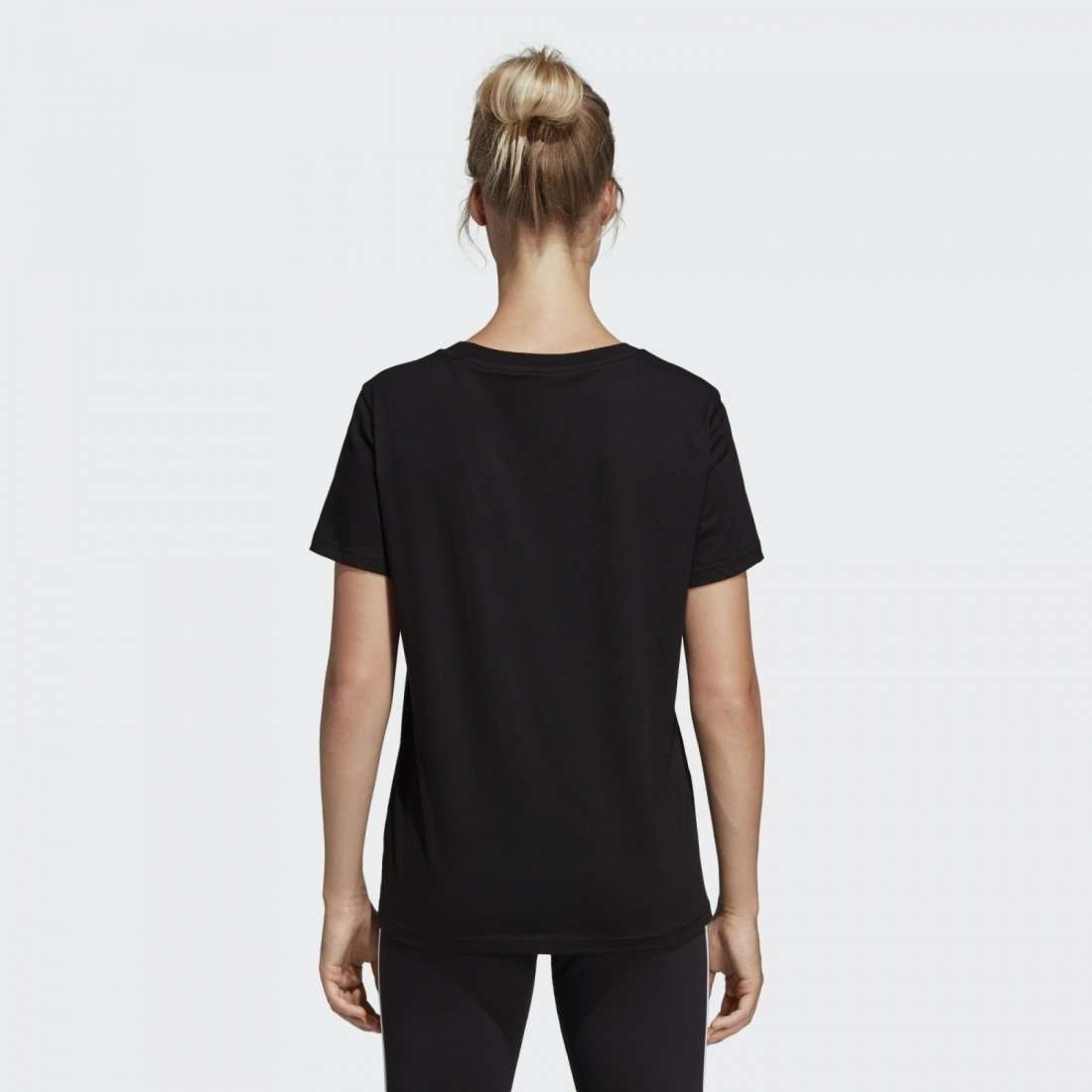 TSHIRT ADIDAS LINEAR ESSENTIALS BLACK/WHITE