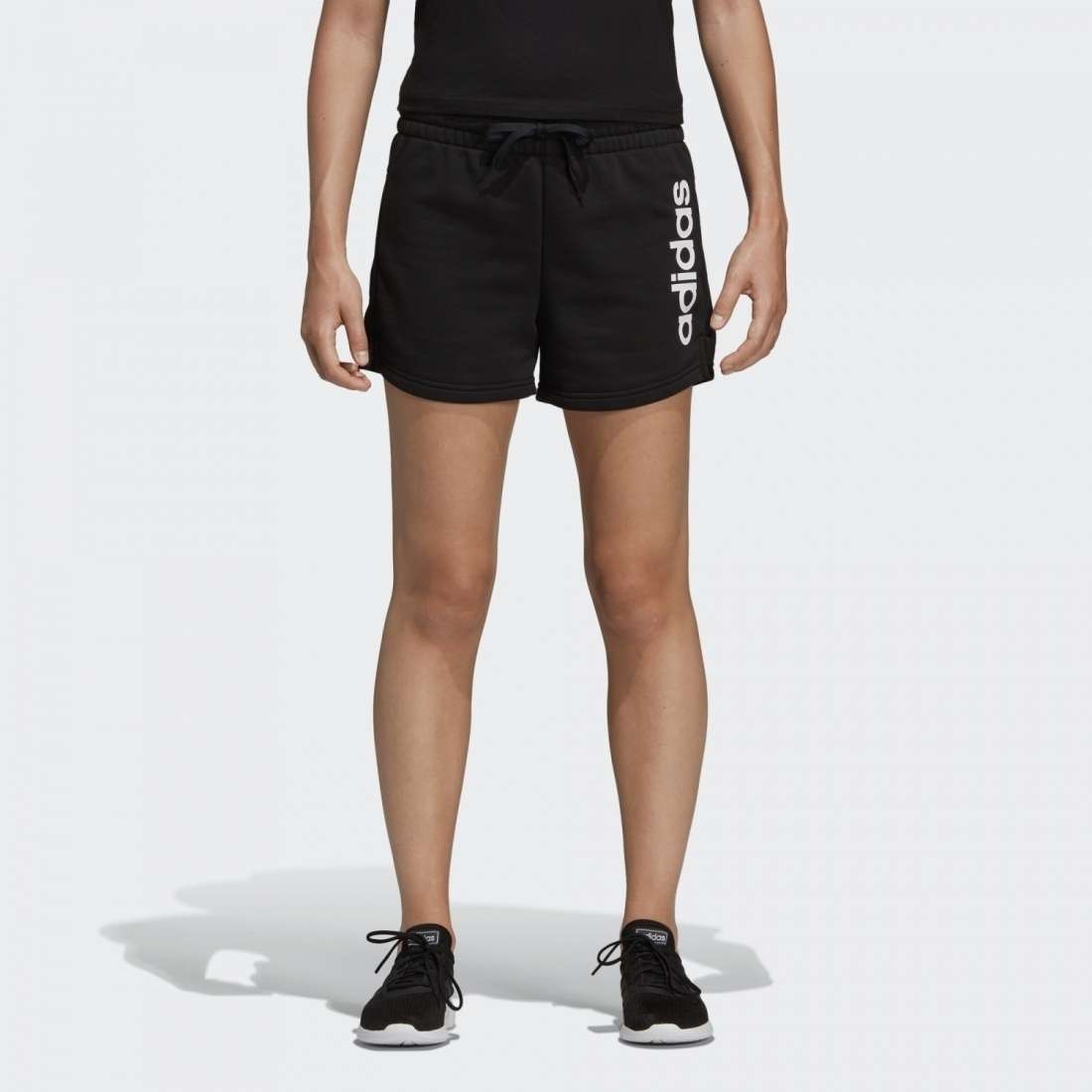 CALÇÕES ADIDAS ESSENTIALS LINEAR BLACK/WHITE