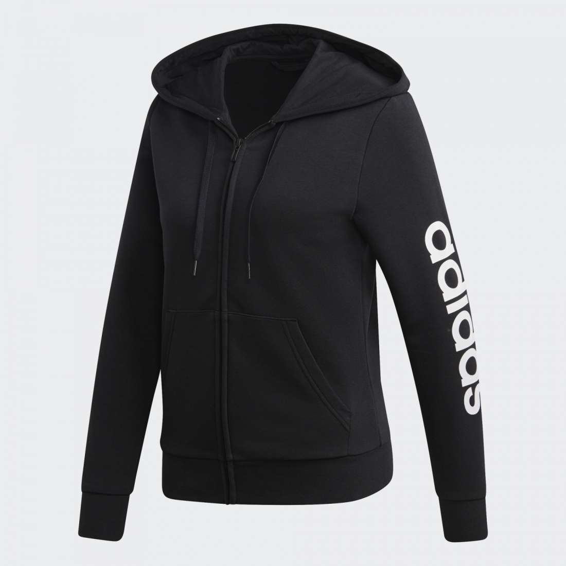 CASACO ADIDAS LINEAR ESSENTIALS W BLACK / WHITE