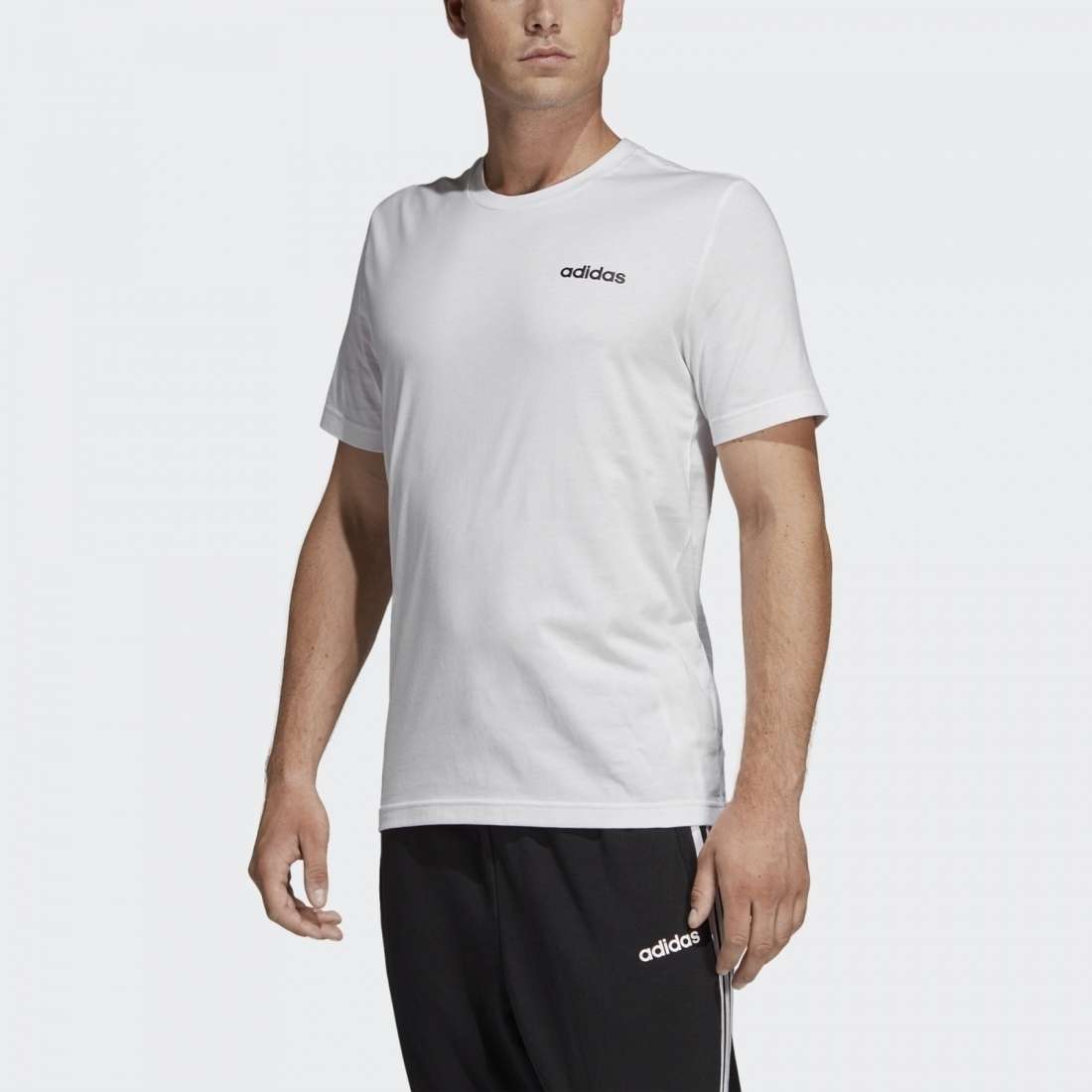 TSHIRT ADIDAS ESSENTIALS WHITE / BLACK