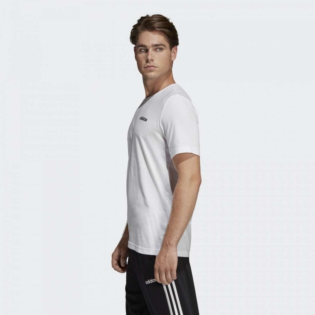 TSHIRT ADIDAS ESSENTIALS WHITE / BLACK