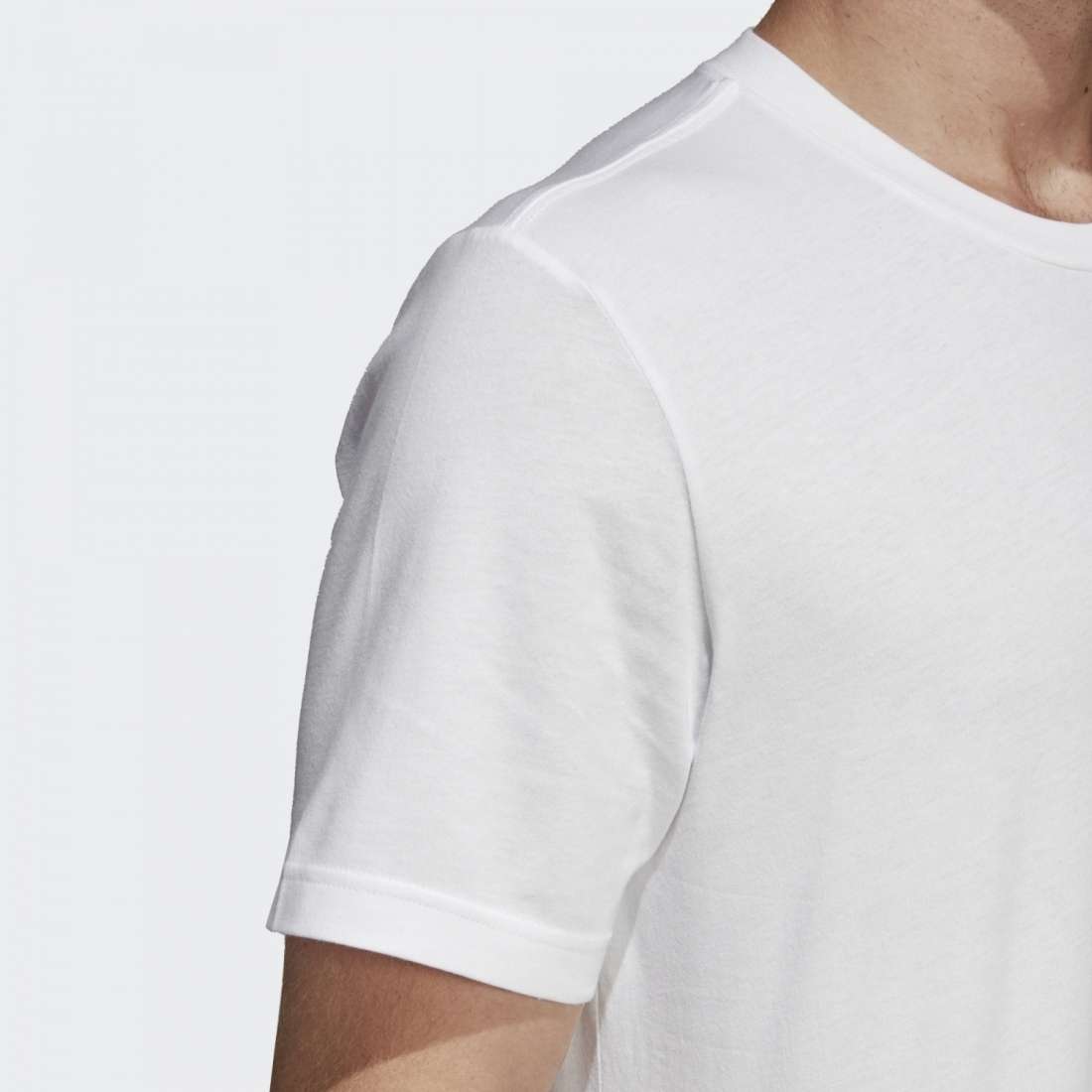 TSHIRT ADIDAS ESSENTIALS WHITE / BLACK