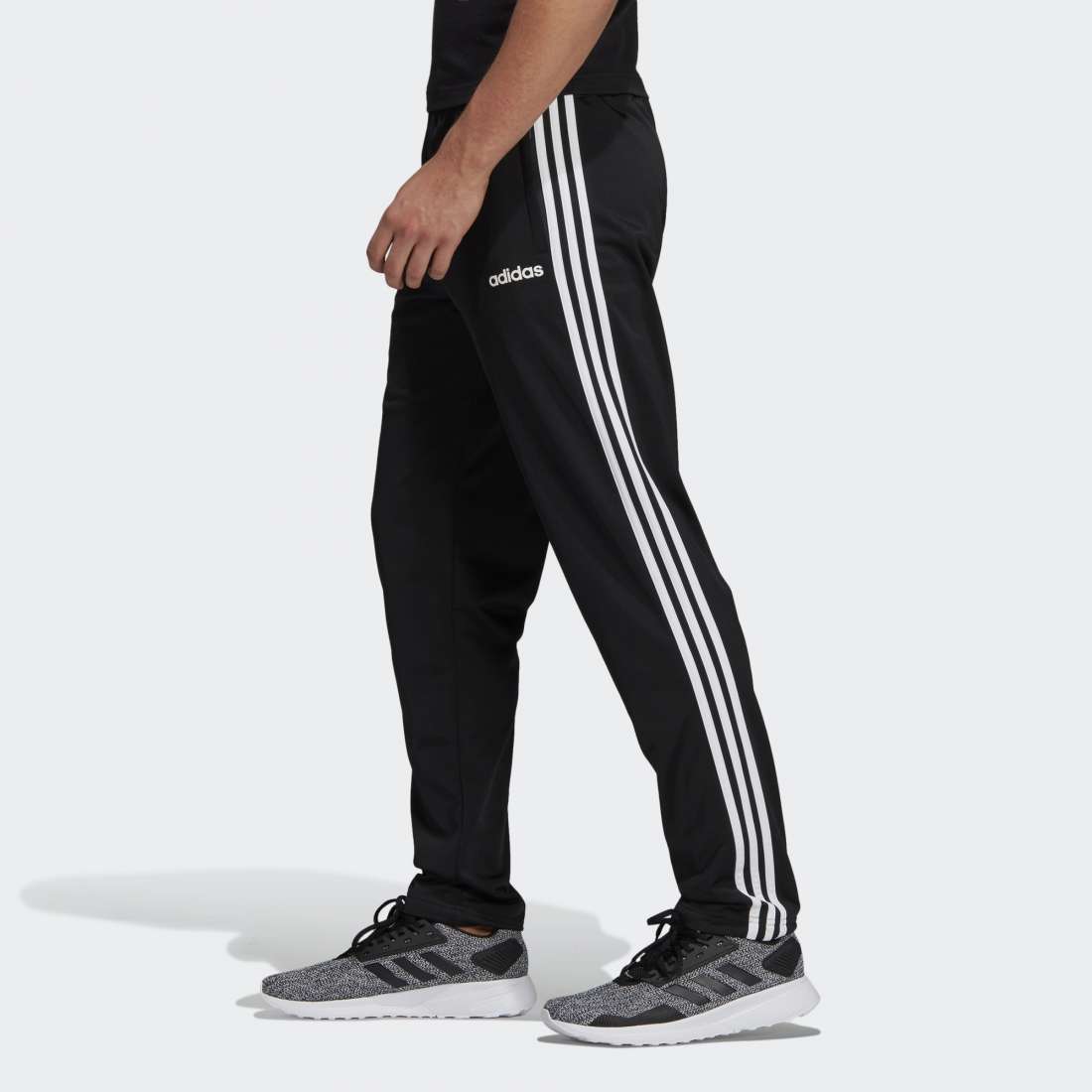 CALÇAS ADIDAS 3-STRIPES TAPERED BLACK/WHITE