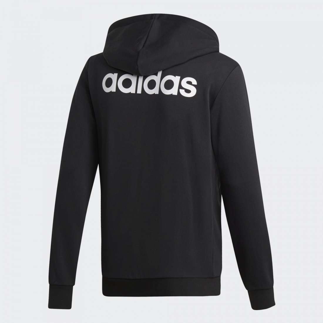 CASACO ADIDAS LINEAR ESSENTIALS BLACK / WHITE