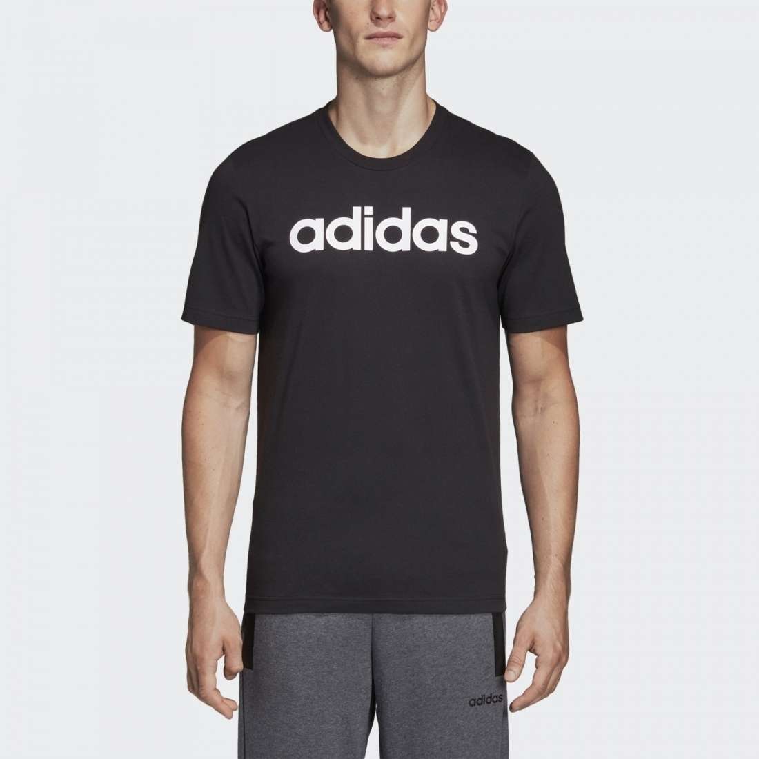 TSHIRT ADIDAS ESSENTIALS LINEAR BLACK/WHITE