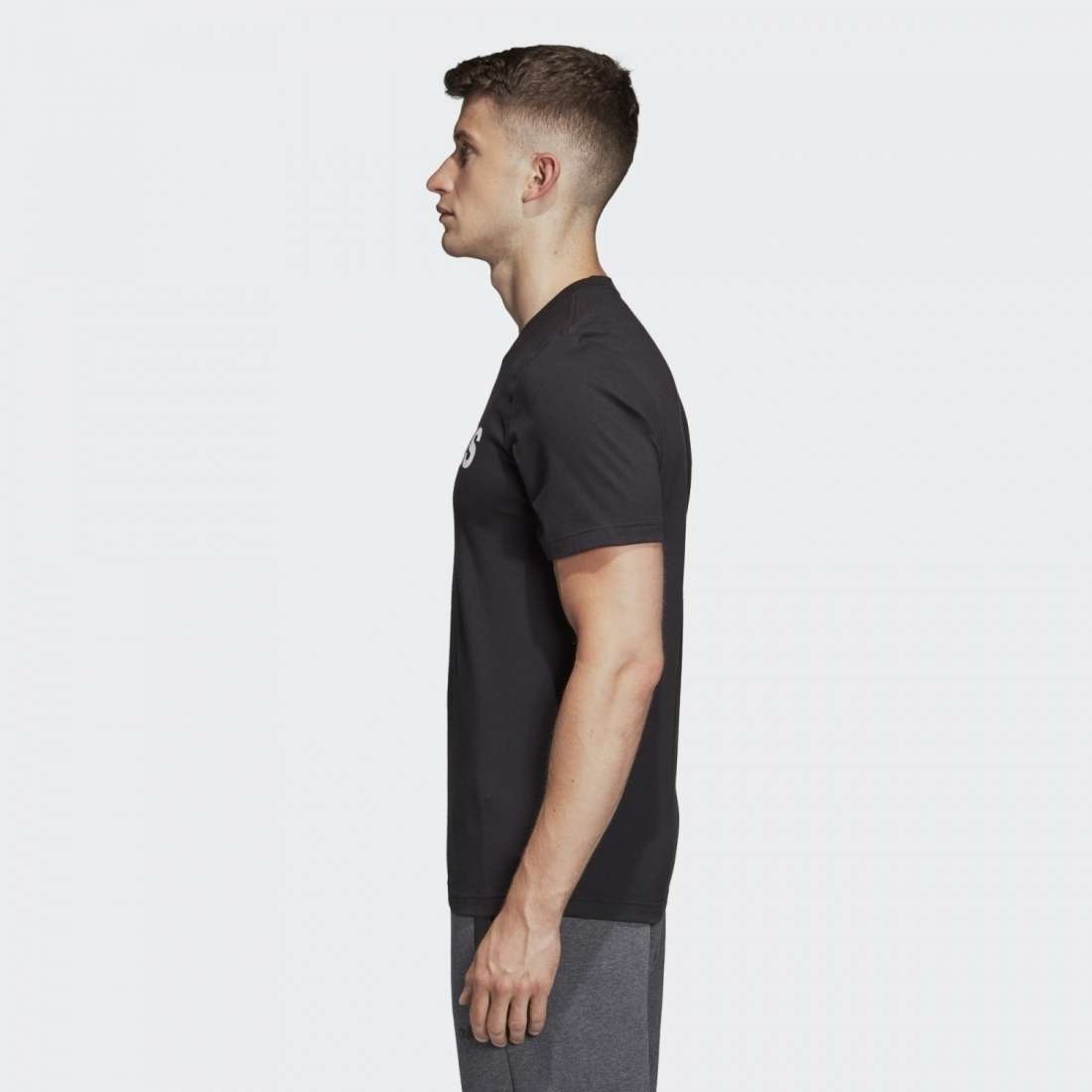 TSHIRT ADIDAS ESSENTIALS LINEAR BLACK/WHITE