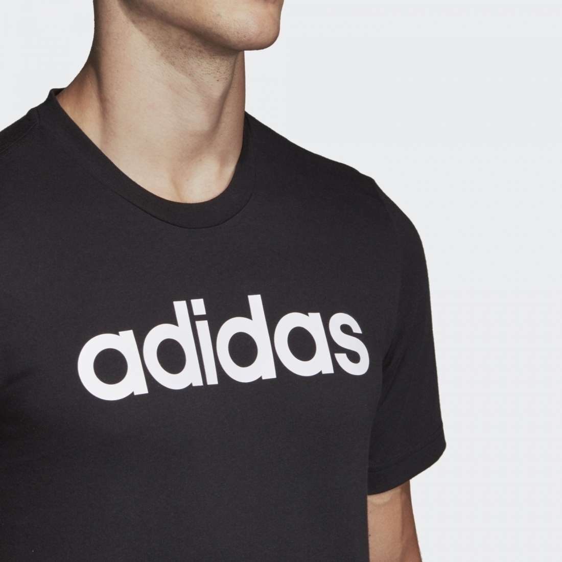TSHIRT ADIDAS ESSENTIALS LINEAR BLACK/WHITE