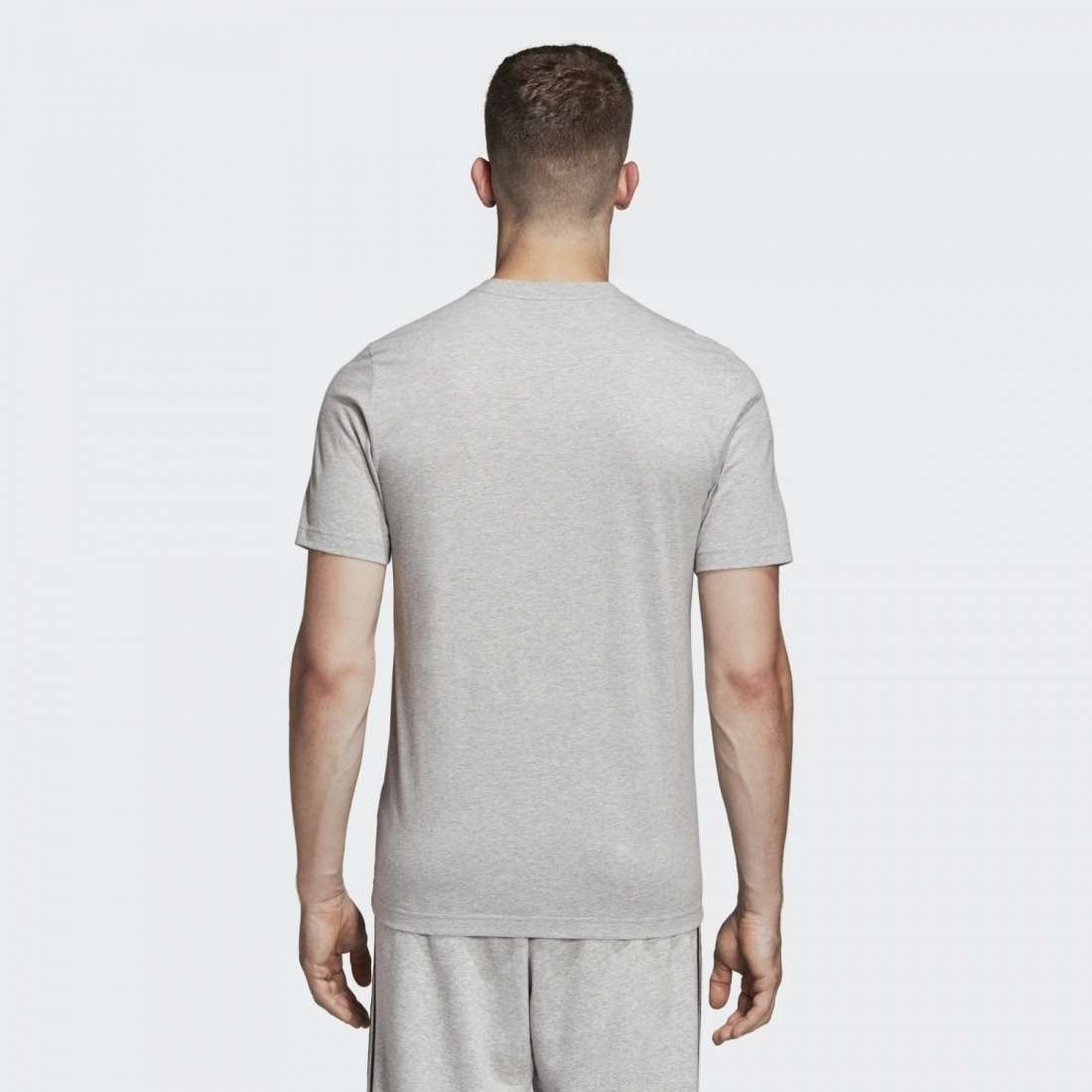 TSHIRT ADIDAS ESSENTIALS LINEAR MEDIUM GREY HEATHER / BLACK