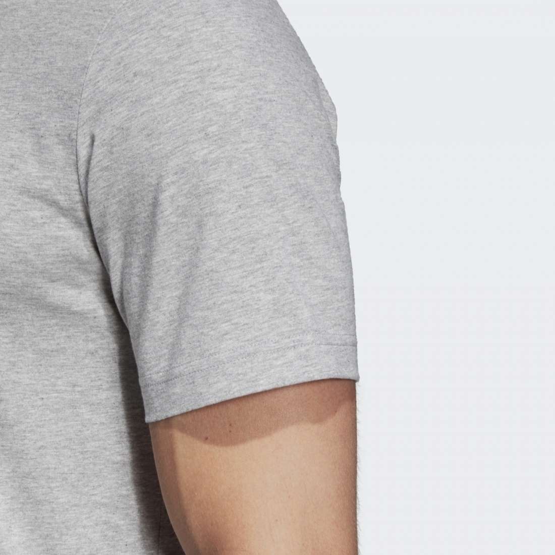 TSHIRT ADIDAS ESSENTIALS LINEAR MEDIUM GREY HEATHER / BLACK