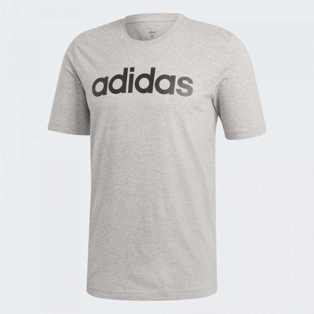TSHIRT ADIDAS ESSENTIALS LINEAR MEDIUM GREY HEATHER / BLACK