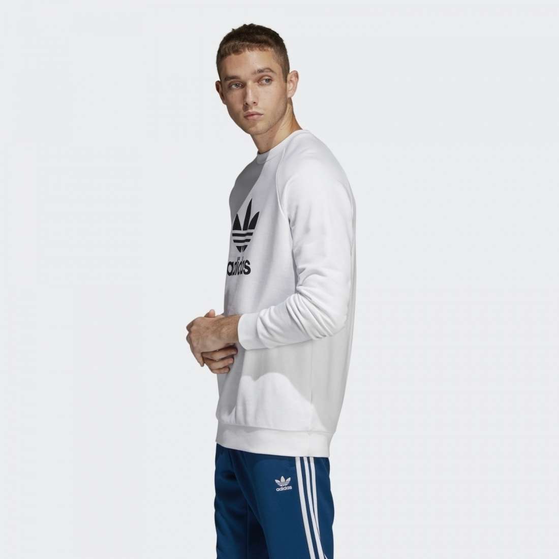 SWEATSHIRT ADIDAS TREFOIL WHITE